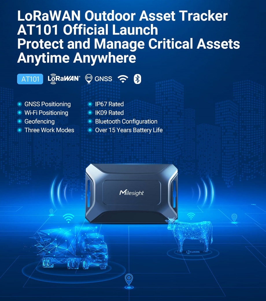 AT101-868M – LoRaWAN Outdoor Asset Tracker | Lorawan AT101 868M 1