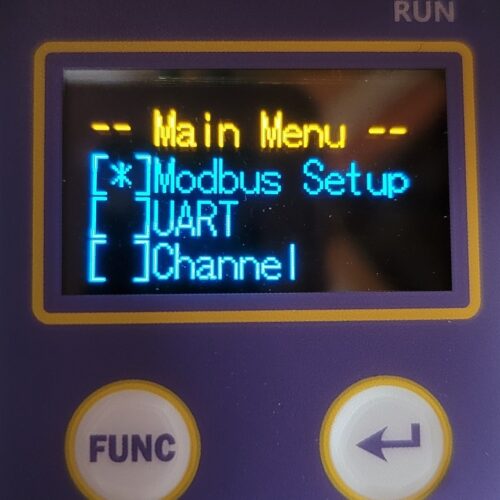 BMS Parts LoRaWan ModuleChannelMenu