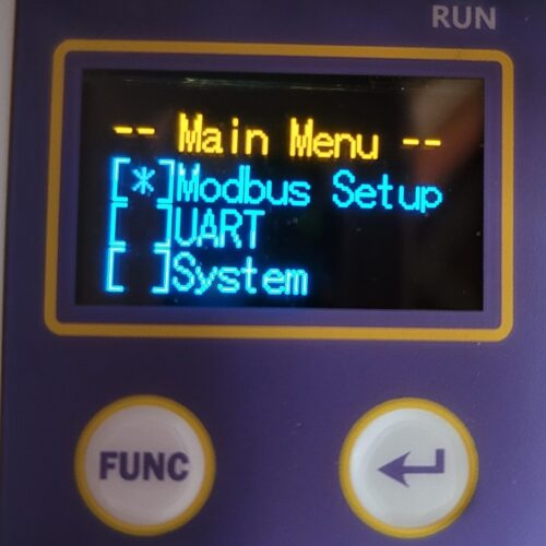 BMS Parts LoRaWan ModuleMainMenu