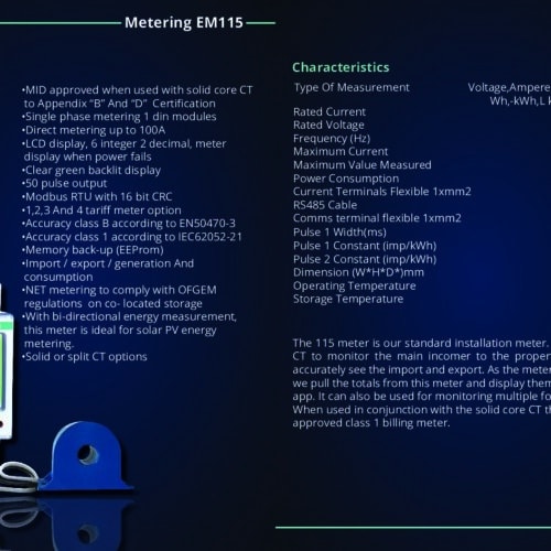 GivEnergy EM115 Meter with CT Overview pdf