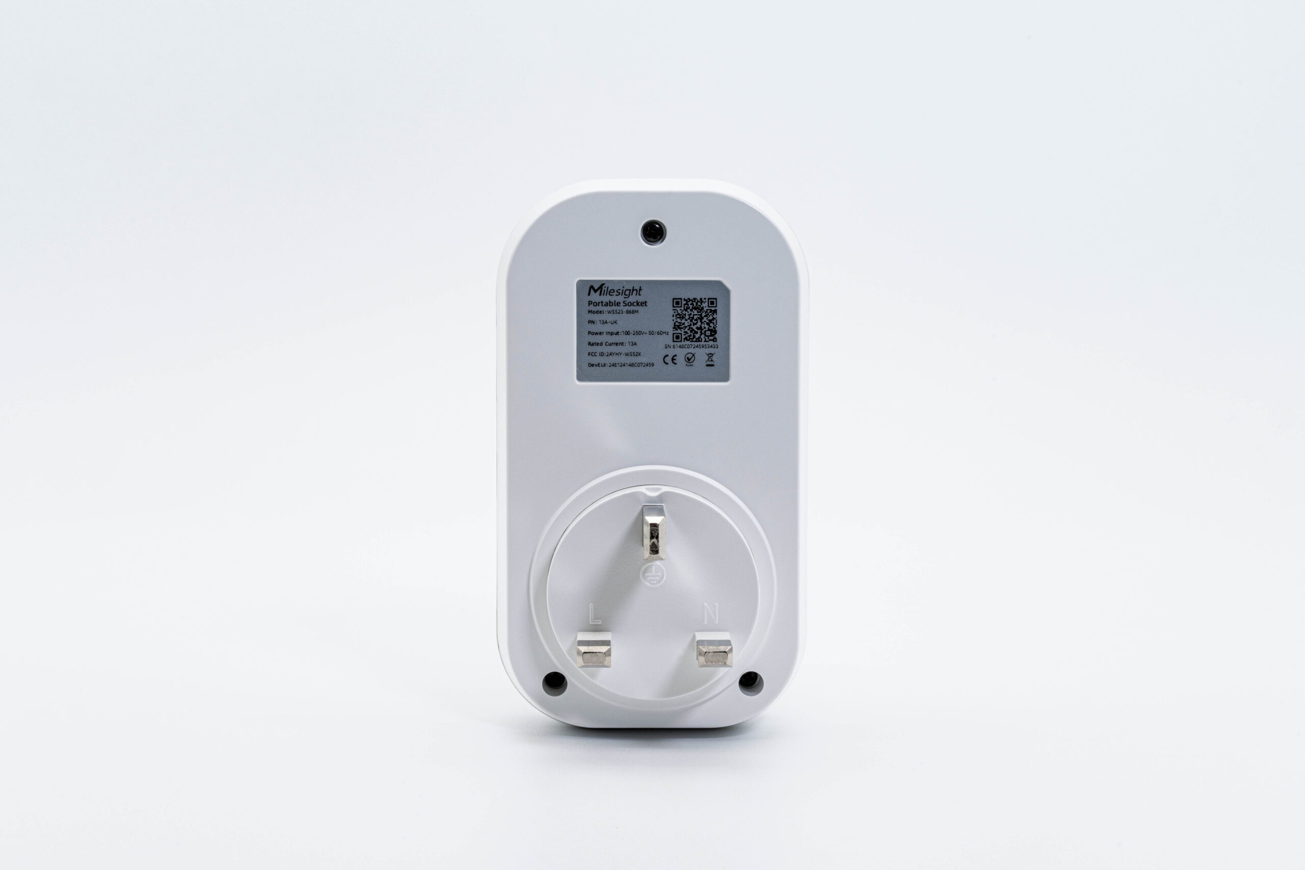 WS523-868M-13A-UK – Smart Portable Socket | Lorawan WS523 868M 13A UK